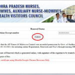 AP Nurses Midwives Council B Sc GNM Nurse Registration Renewal