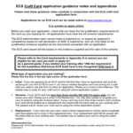 ECS Card Application Form Electrotechnical Certification Scheme